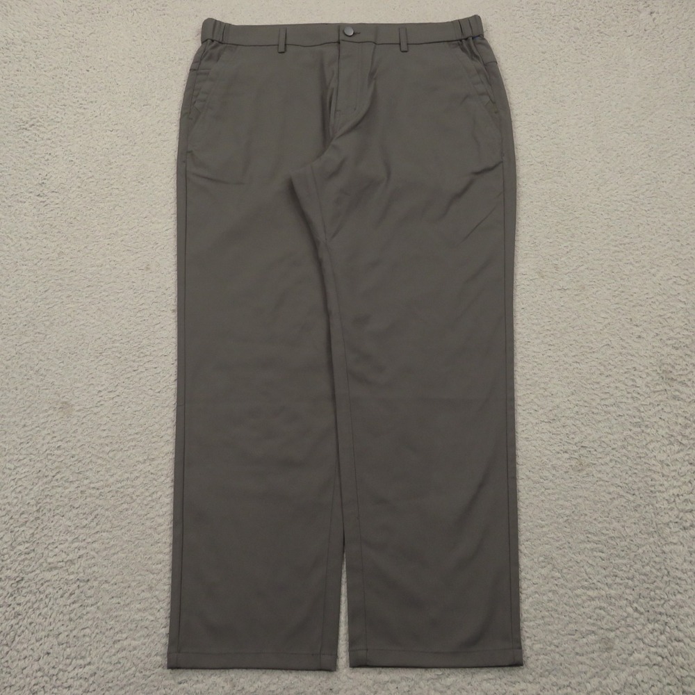 Jack Archer Jetsetter Travel Trousers Mens 35x28 Charcoal Grey Slim Chino Pants